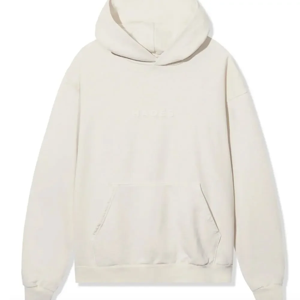 HADES LA Drip puff printed hoodie in off white UNISEX. Men's size S Streewear